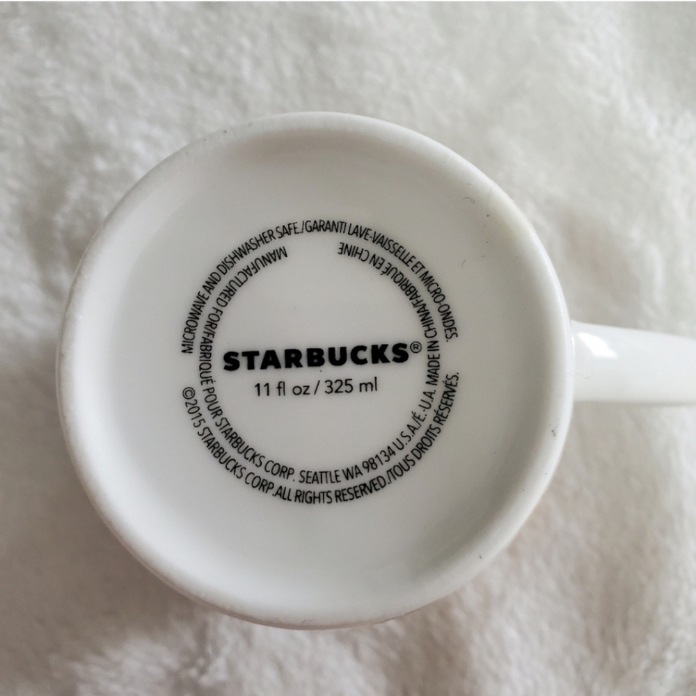 Starbucks Orange Arabesque Lattice Coffee Mug 11oz - Picture 7 of 8